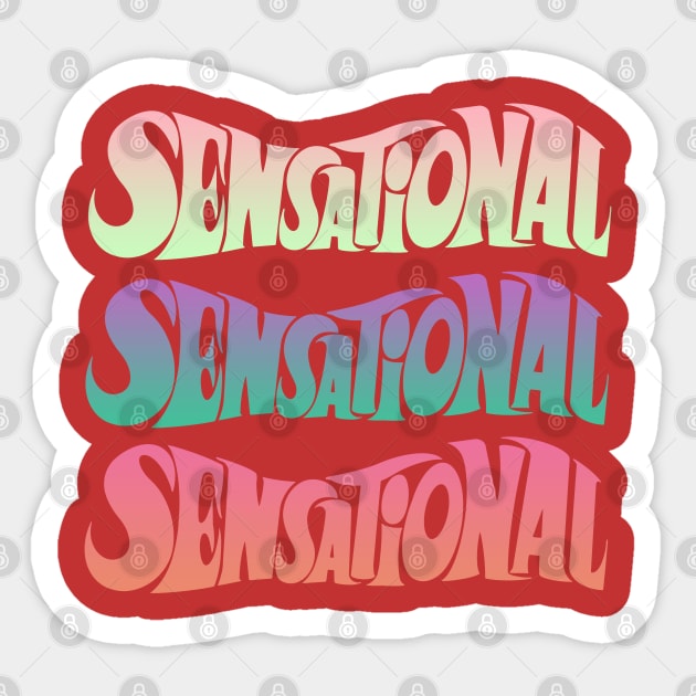 Sensational Sticker by Shopject